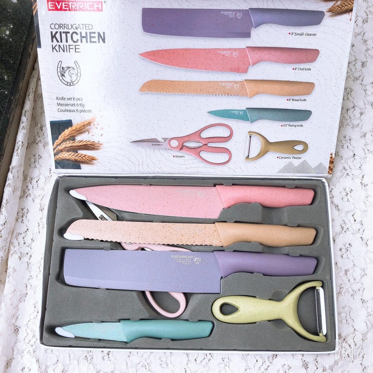 Bộ Dao Kéo Lúa Mạch Tmark 6 Món (Kiện 50 bộ) - Ảnh 3