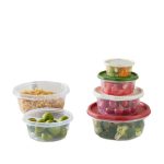 Set 4 hộp nhựa tròn Crisper (Kiện 48 bộ)