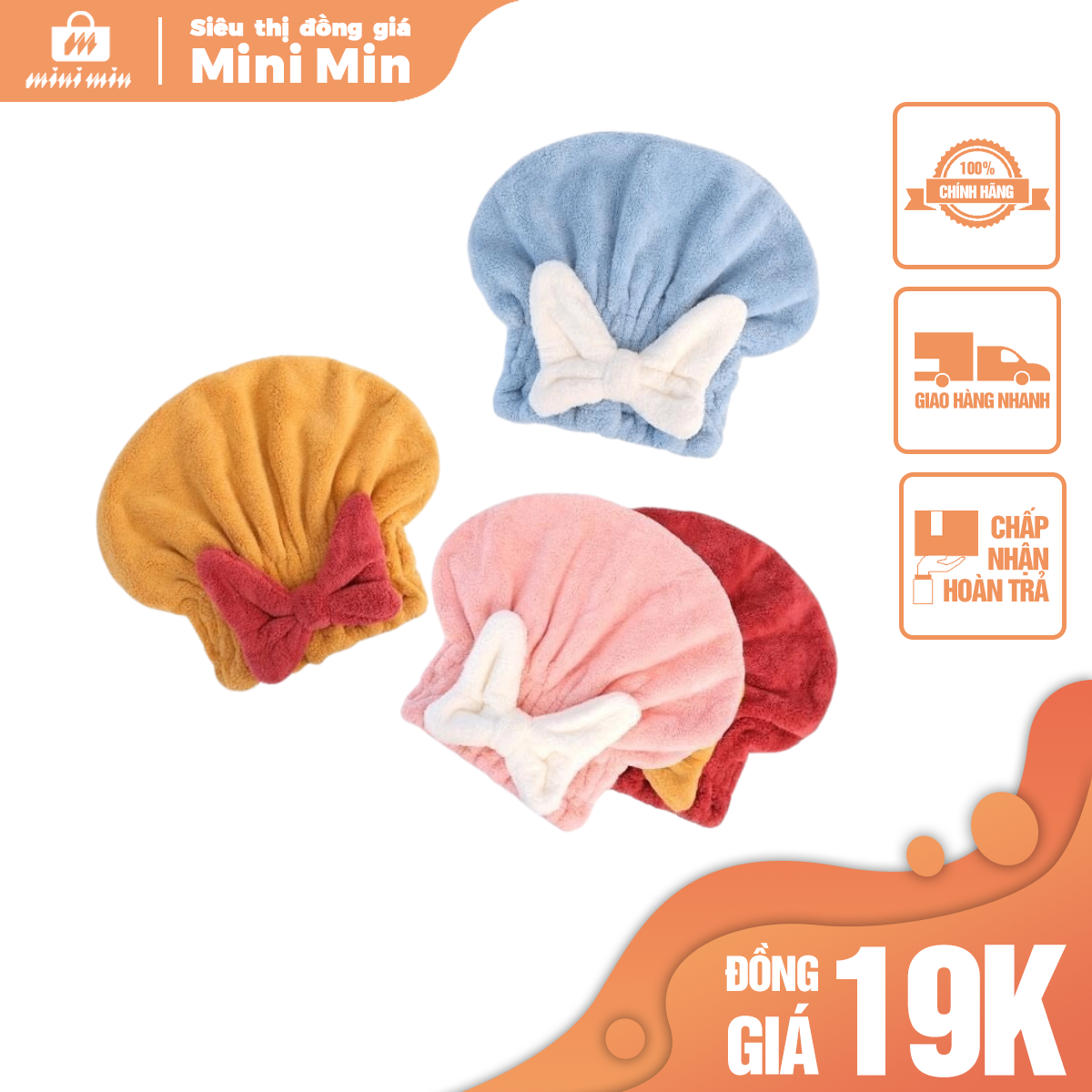 20241122_eXApuLdG34 Mũ Nơ Trùm Đầu Tmark - Vải Lông Siêu Mềm Thấm Nước Tuyệt Đối - Ảnh 1
