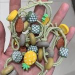 Dây cột tóc kèm charm