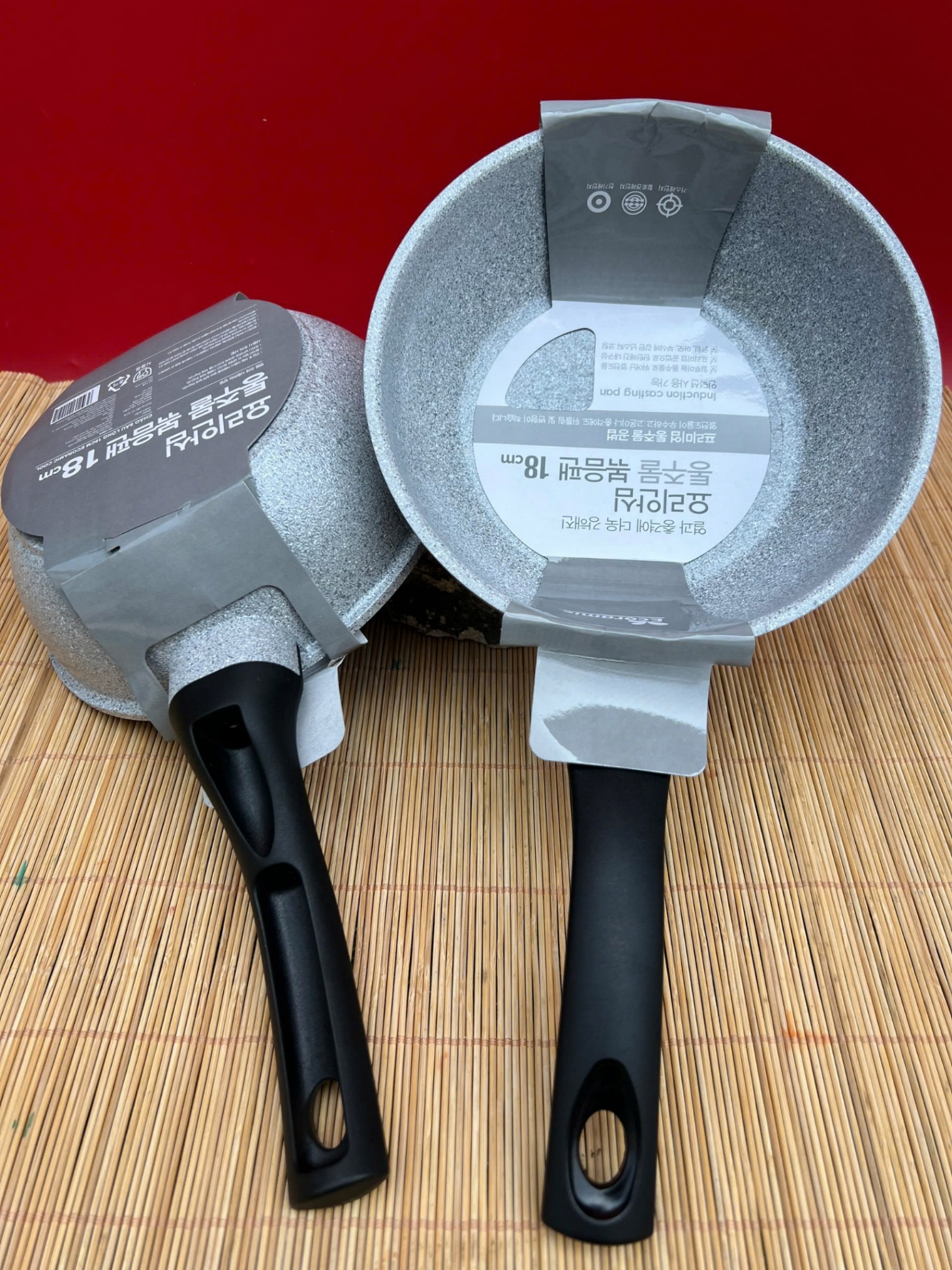 20250428_zPBlns4138 Chảo vân đá Ecoramic 18cm Tmark - Sâu lòng, siêu bền, an toàn sức khỏe (Kiện 20 cái) - Ảnh 1