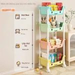 Kệ gấu 4 tầng đựng đồ đa năng có bánh xe dễ dàng di chuyển Tmark