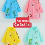Áo mưa dễ thương cho bé chống thấm nước Tmark (Kiện 100 cái)