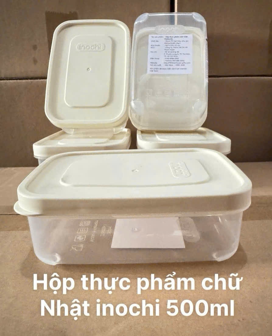 20250730_6qDZ2UWf1T Hộp đựng thực phẩm chữ nhật Inochi 500 ml Tmark (Kiện 48 cái) - 12 - Ảnh 1