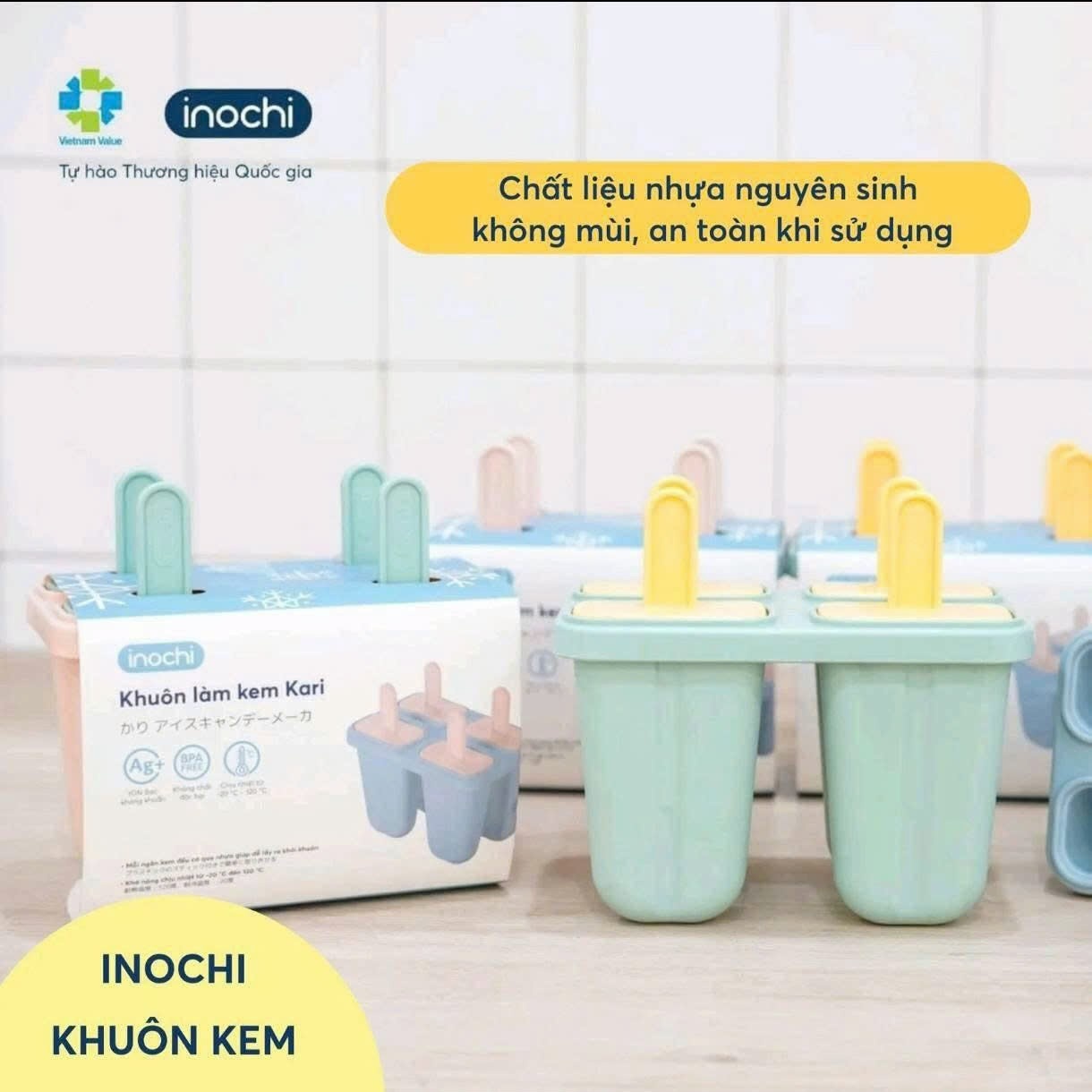 20250808_0qxannUJcO Khuôn làm kem Kari Inochi chất liệu nhựa an toàn Tmark (Kiện 120 cái) - Ảnh 1