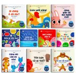 Combo 10 quyển song ngữ Anh Việt Ehon phát triển tư duy cho bé 0-6 tuổi