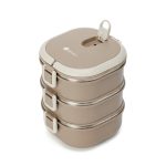 [Quà tặng không bán] Hộp cơm 3 tầng inox 304 Elmich EL8388 dung tích 2.1L