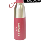 La Fronte- Bình giữ nhiệt 500ml inox 304- màu hồng mix bạc (Kiện 50 cái)