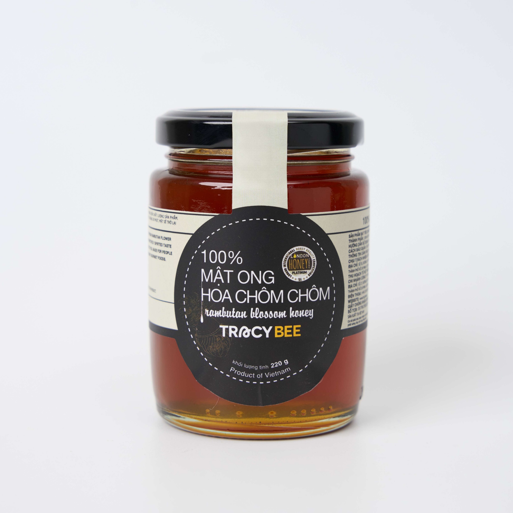 20251118_f40LhH0hMj Tracybee - Mật ong hoa chôm chôm 220GR (Kiện 24 Lọ) - Ảnh 1