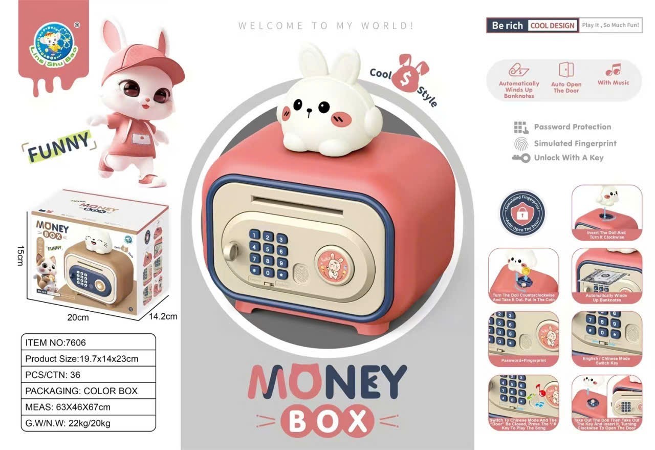 20251120_Rsbm13MY7Z Đồ chơi - Hộp tiết kiệm Money Box ( Kiện 36 cái) - Ảnh 1