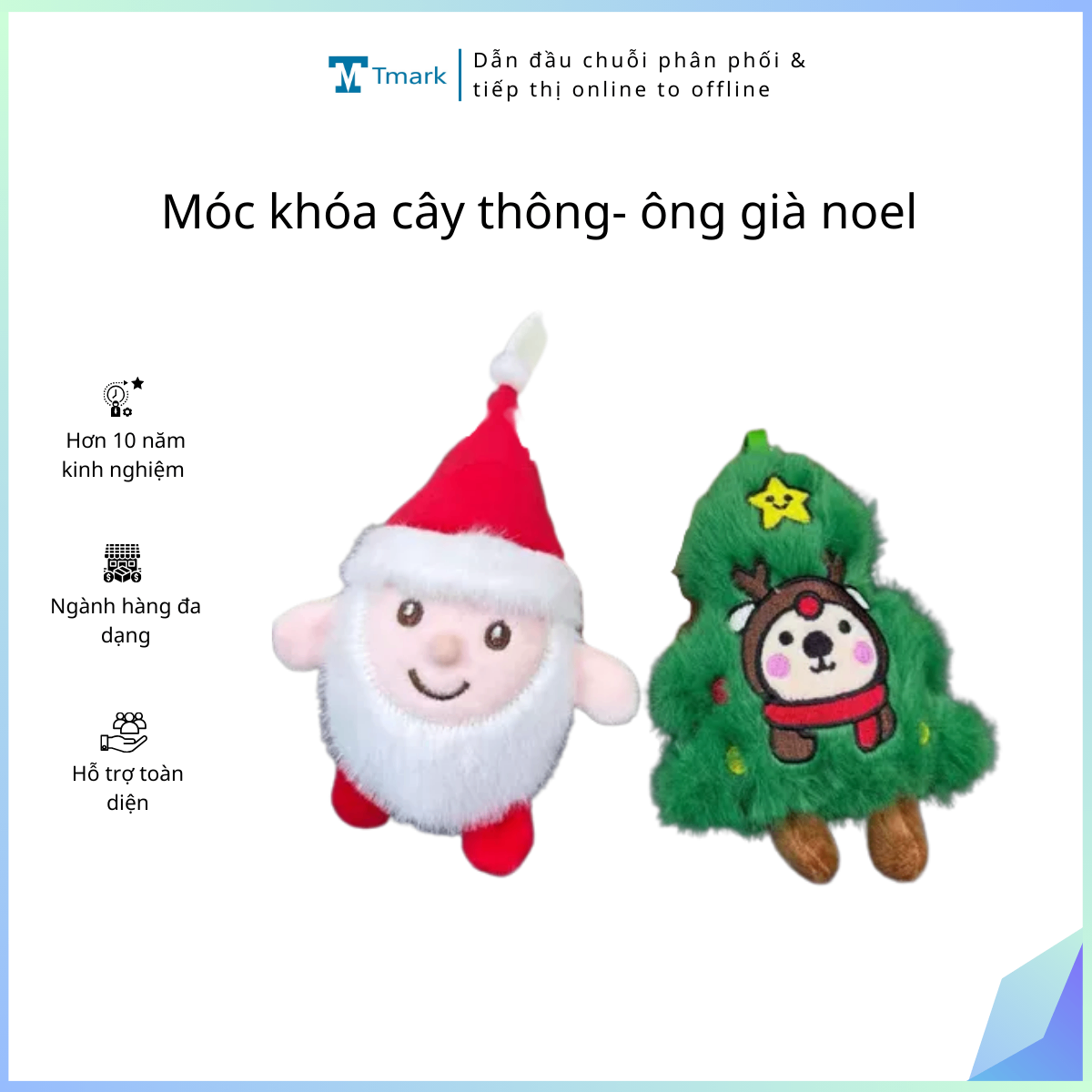 20251129_5LpQaMd7os Móc khóa cây thông- ông già noel (Kiện 240 cái-Lốc 24c) - Ảnh 1