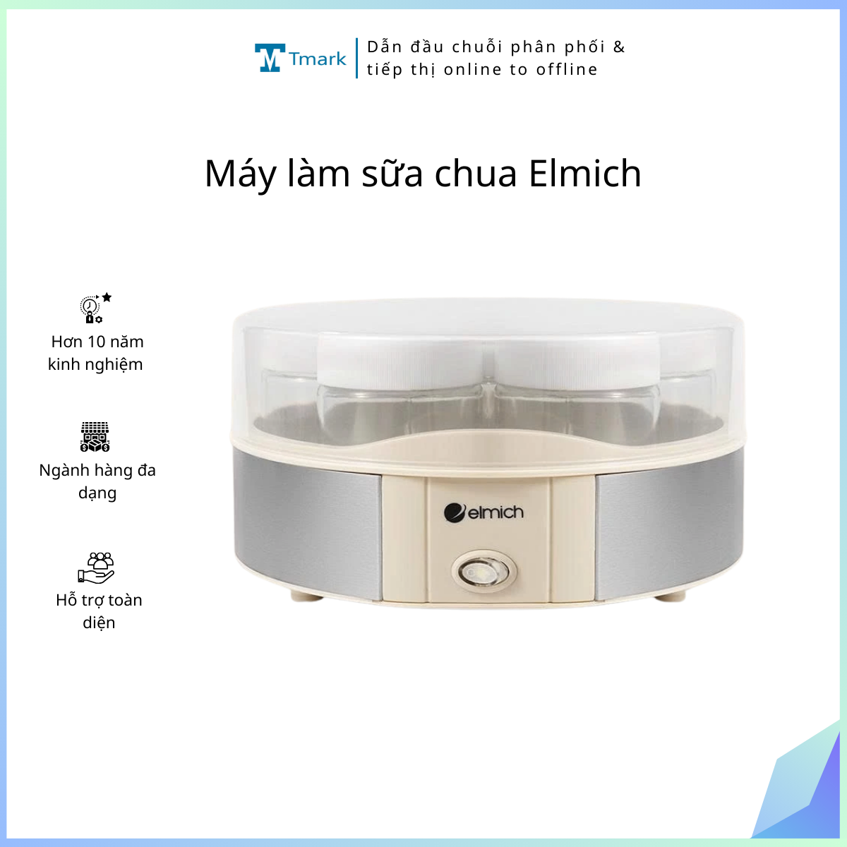 20251129_GlReKIduks Máy làm sữa chua Elmich YME0298 ( Kiện 20 cái) - Ảnh 1
