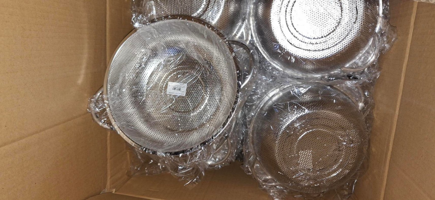 Rổ inox tròn có quai 21.5cm (Kiện 100 cái) - Ảnh 2