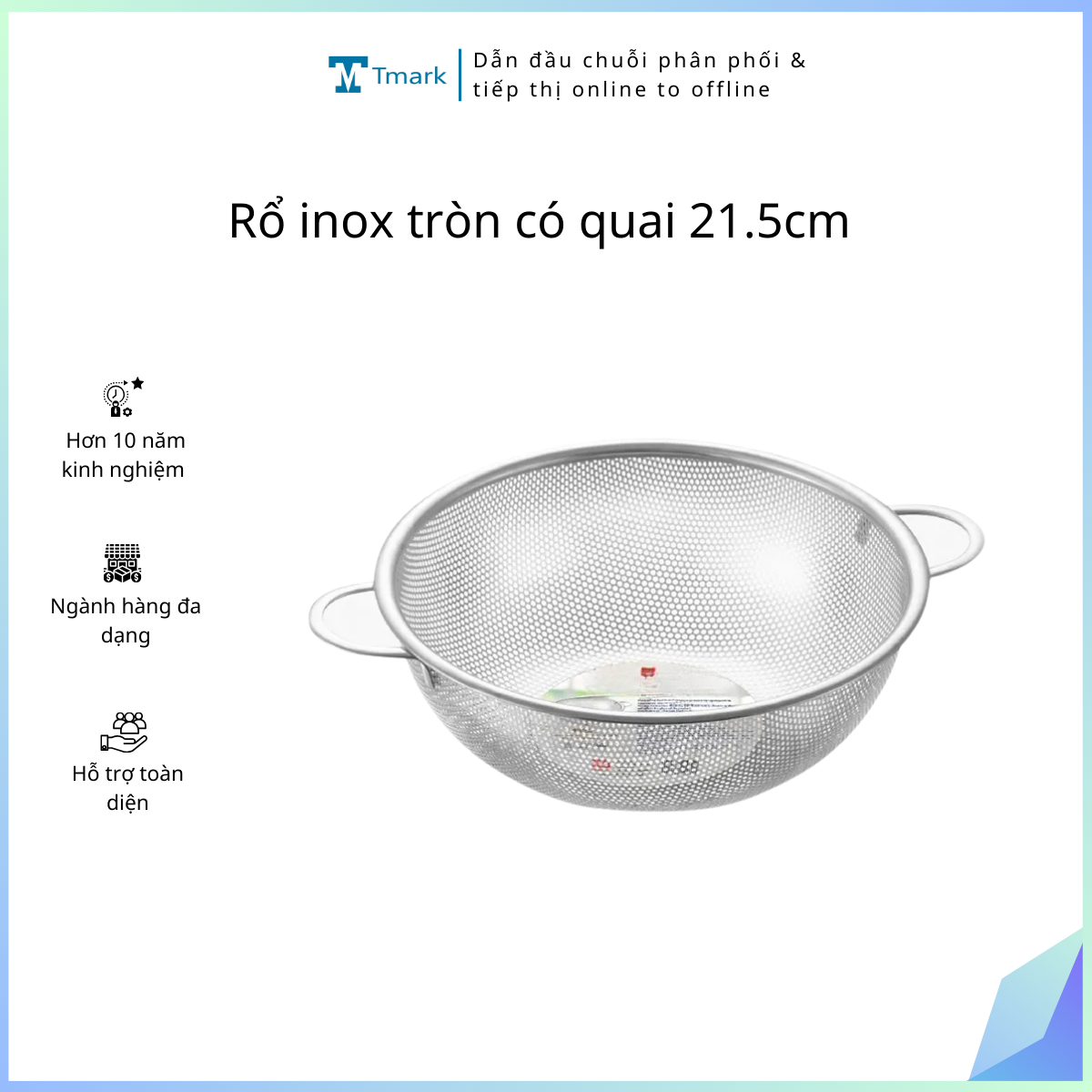 20251129_mTbQGLbfuL Rổ inox tròn có quai 21.5cm (Kiện 100 cái) - Ảnh 1