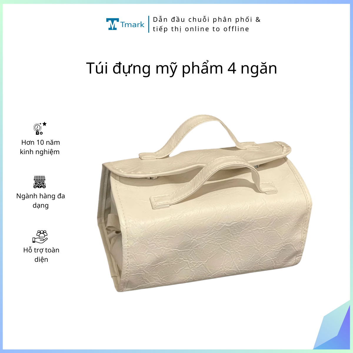 20251129_whgupC02wr Túi đựng mỹ phẩm cá nhân gấp gọn 4 ngăn ( Kiện 100 cái) - Ảnh 1