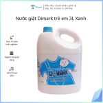 Nước giặt Dimark trẻ em 3L Xanh (Kiện 4 can)