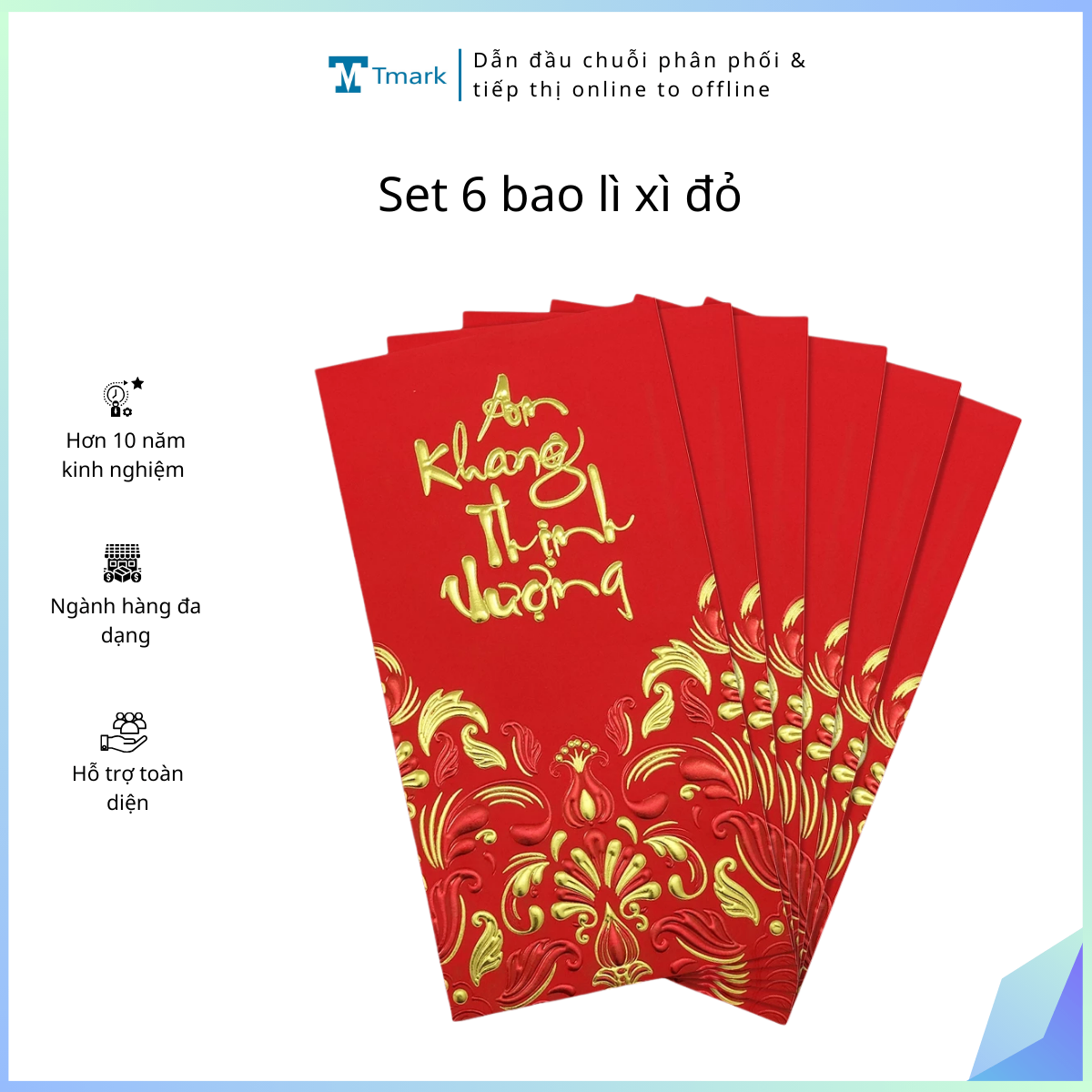 20251211_HKPTP9ilOp Set 6 bao lì xì đỏ (kiện 280 set) - Ảnh 1