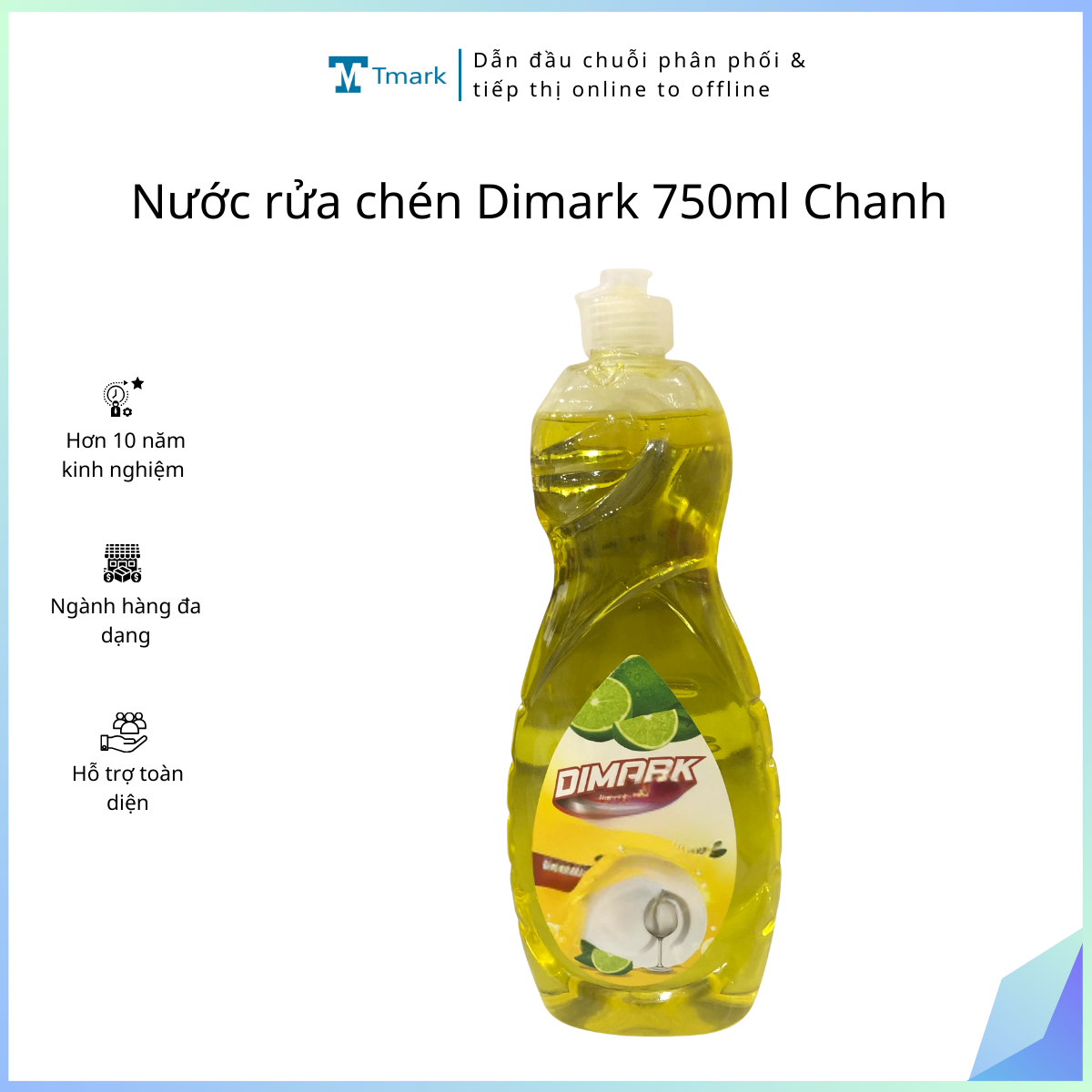 20251211_pVW57ERImB Nước rửa chén Dimark 750ml Chanh (Kiện 18 chai) - Ảnh 1