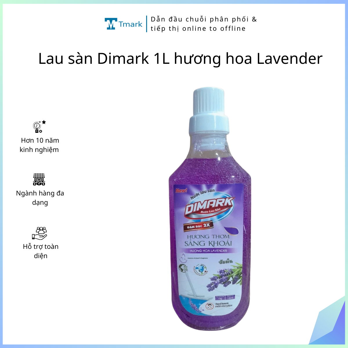 20251211_qlrOKUv5SU Lau sàn Dimark 1L hương hoa Lavender (Kiện 12 chai) - Ảnh 1