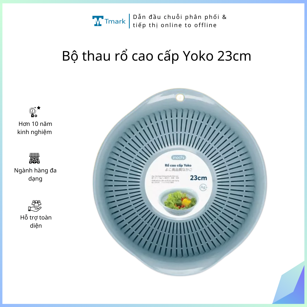 20251213_cXYgaApUYh Bộ thau rổ cao cấp yoko 23cm (Kiện 100 bộ) - Ảnh 1
