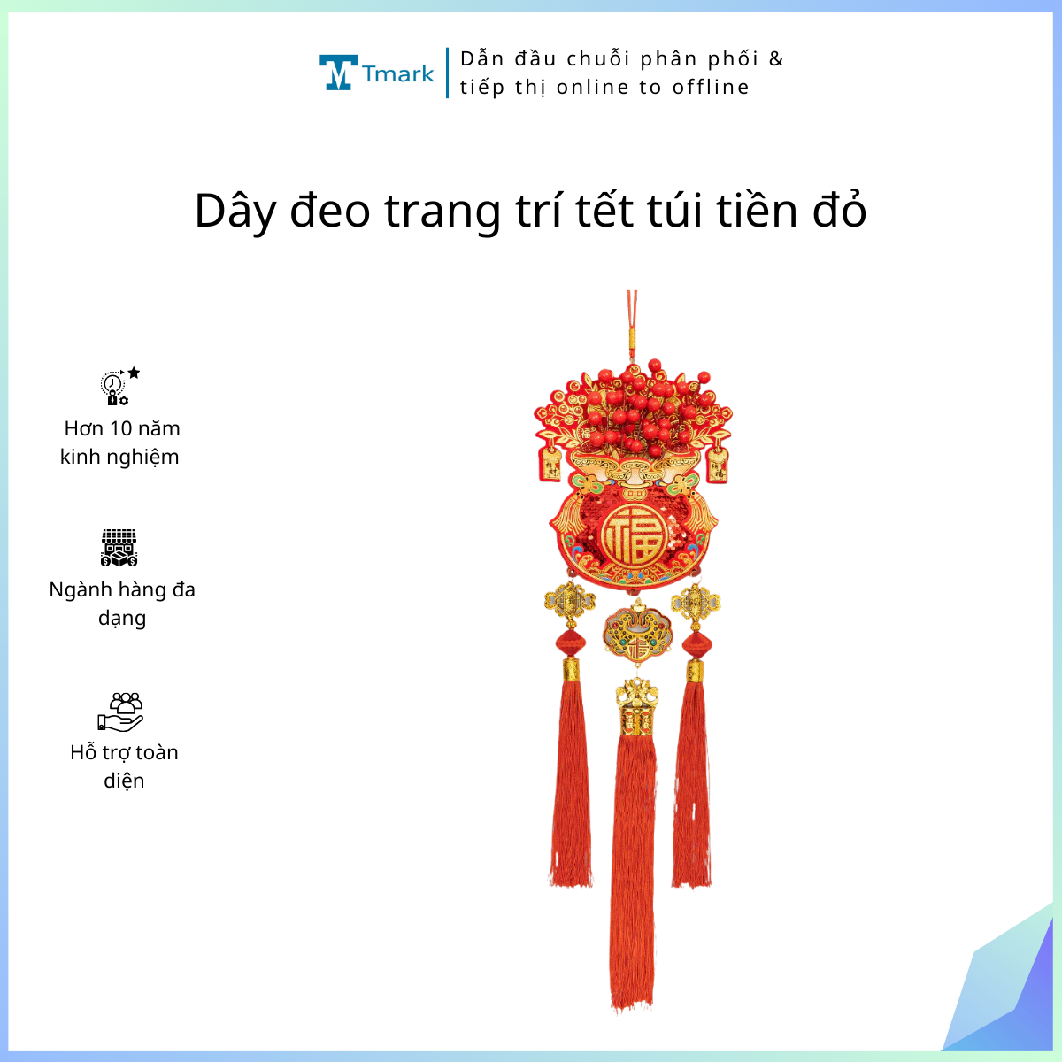 20251224_KCA5H8mycJ Dây đeo trang trí tết túi tiền đỏ may mắn (Kiện 100 cái - Ảnh 1