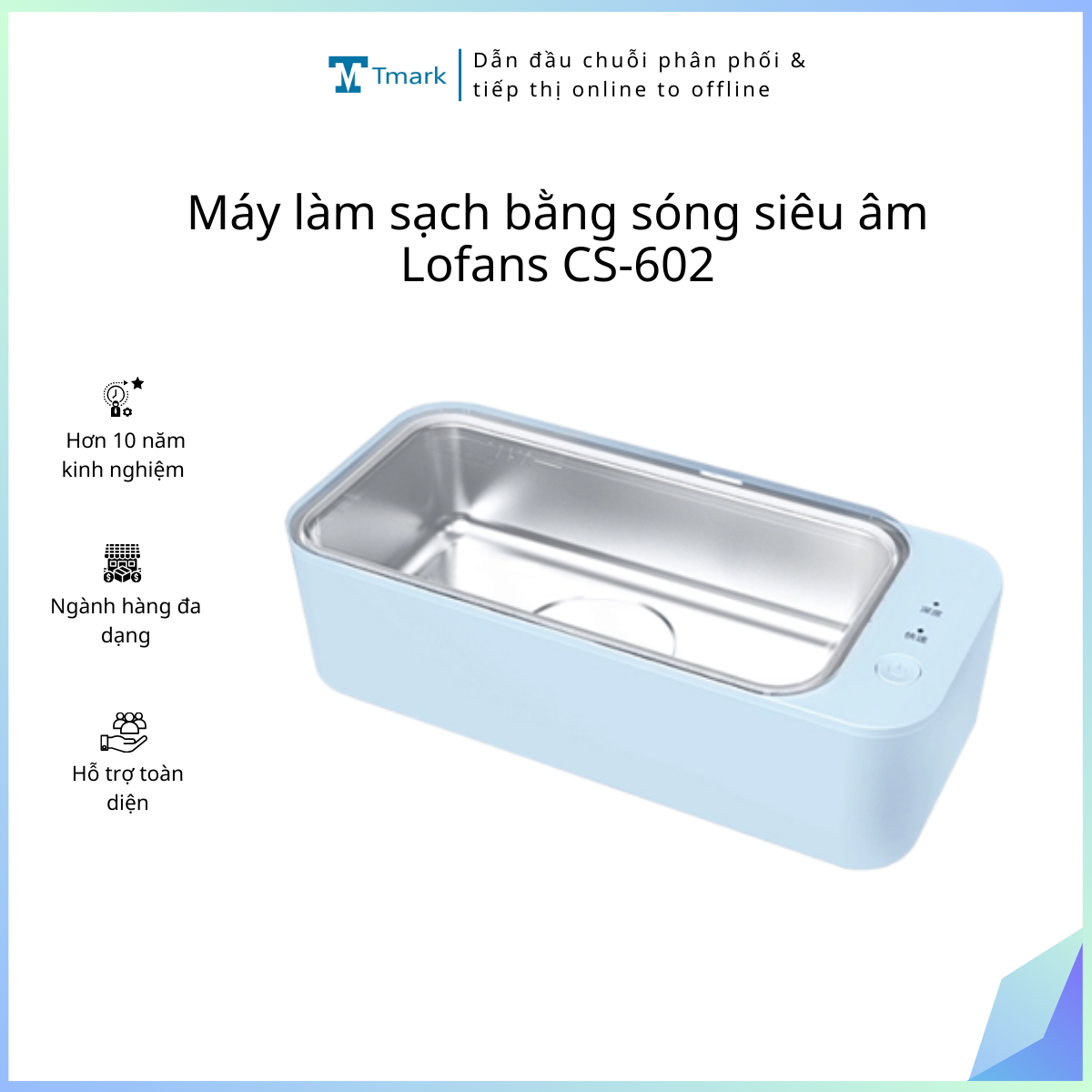 20251224_ietMoSDjlo Máy làm sạch bằng sóng siêu âm Lofans CS-602 (Kiện 50 cái) - Ảnh 1