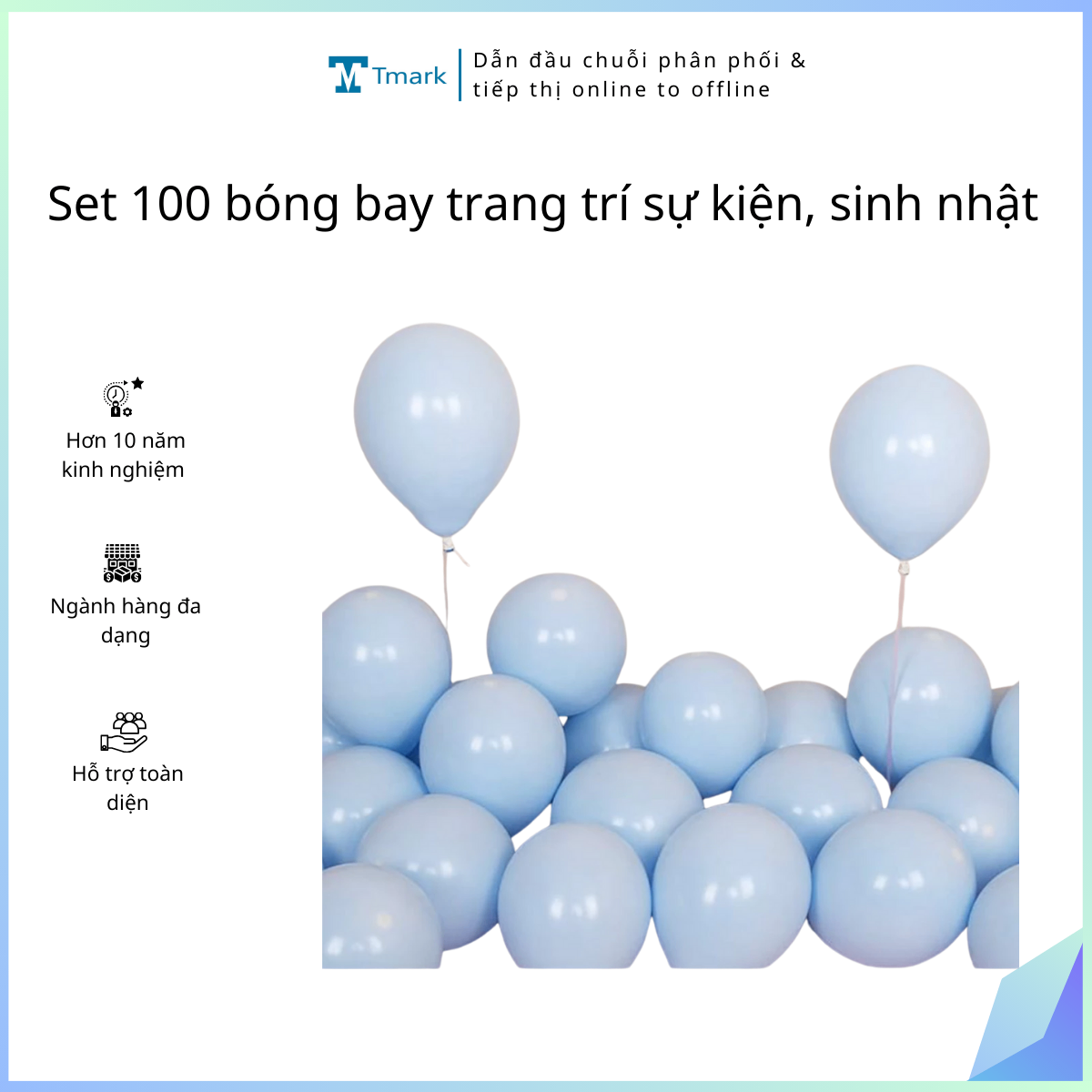 20251224_iowriV36Y3 Set 100 bóng bóng bay trang trí sự kiện, sinh nhật ( kiện 30 set) - Ảnh 1