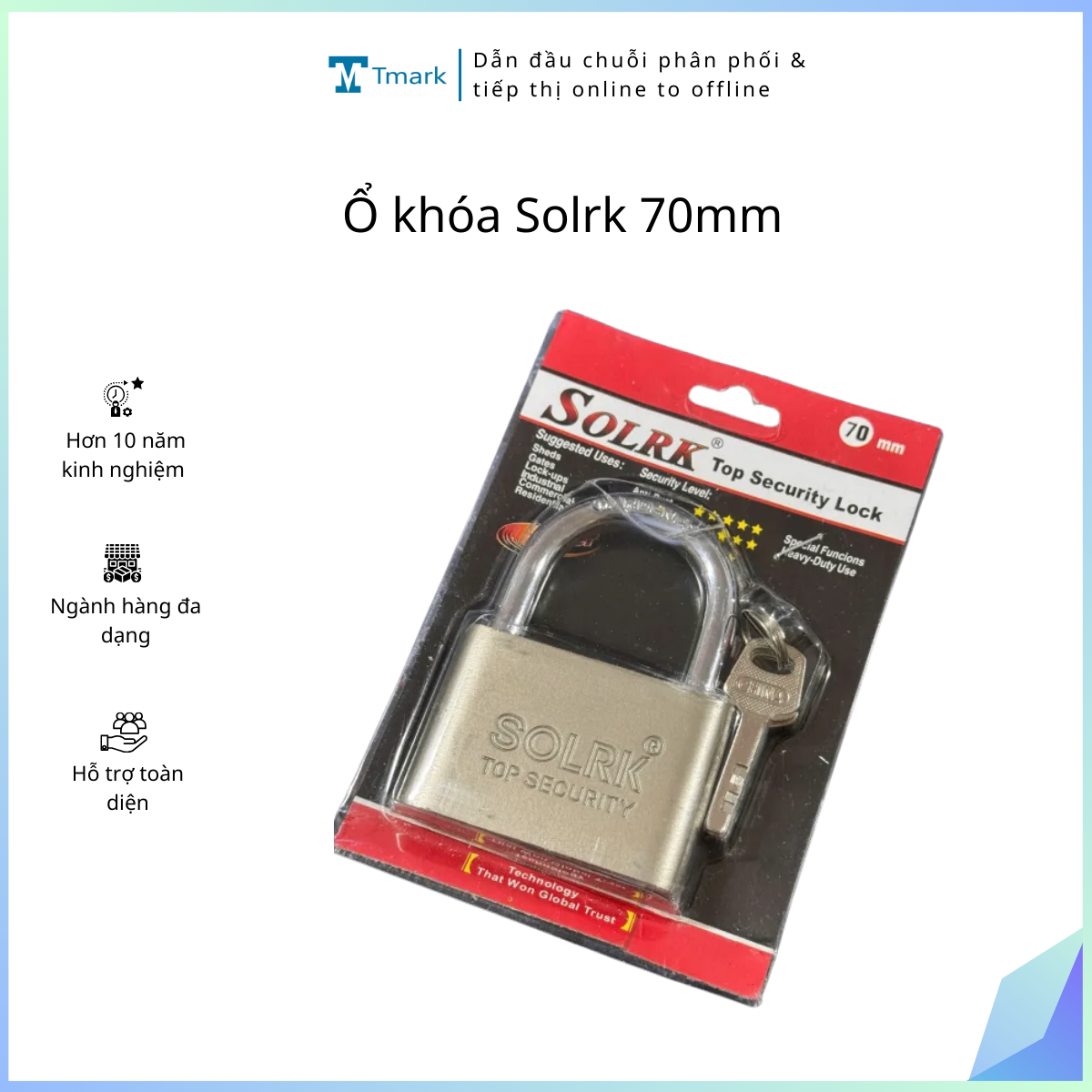 20251224_lKddJ9t779 Ổ khóa Solrk 70mm (Kiện 72 cái) - Ảnh 1