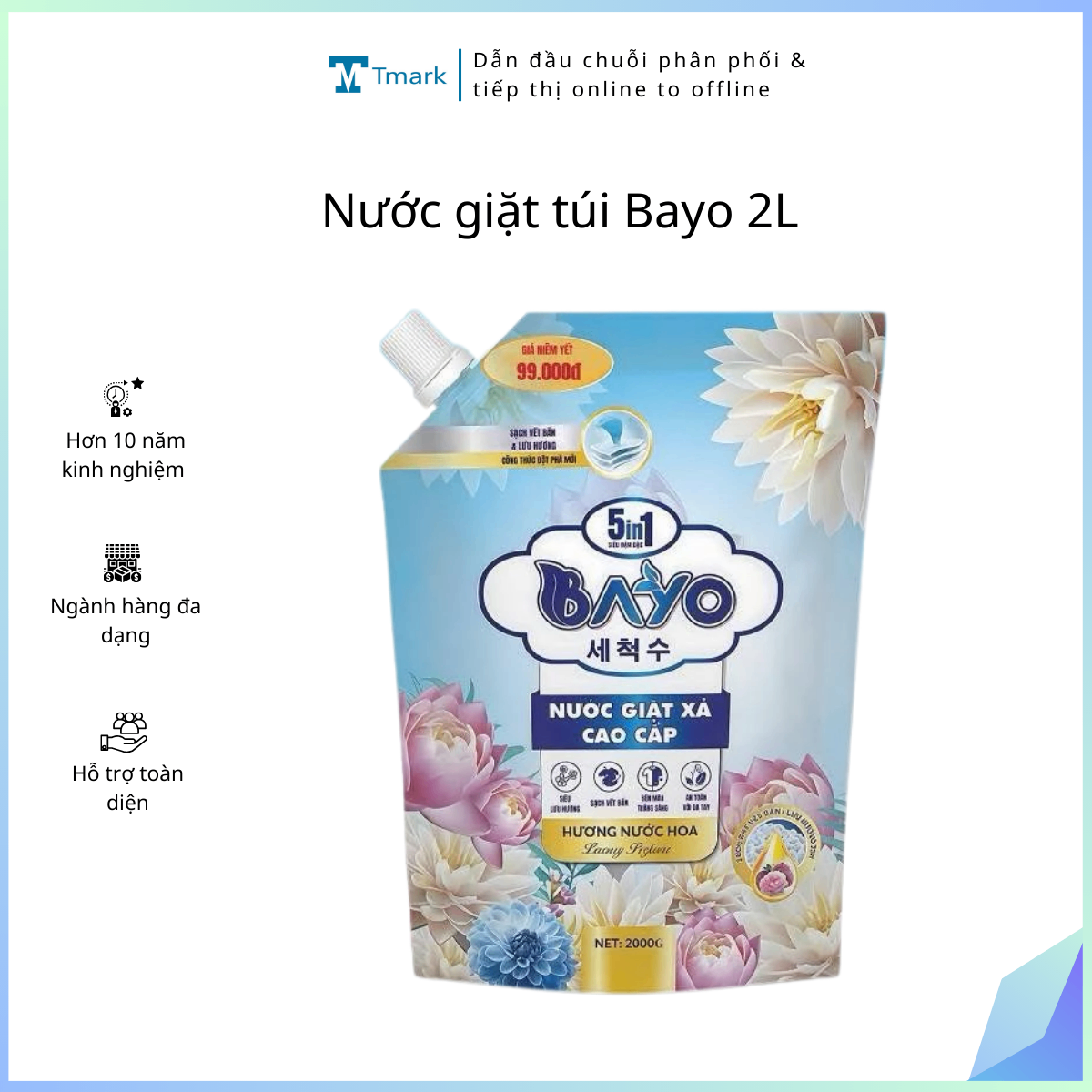 20260103_FH3zD45BNY Nước giặt túi Bayo 2L (Kiện 2 túi) - Ảnh 1