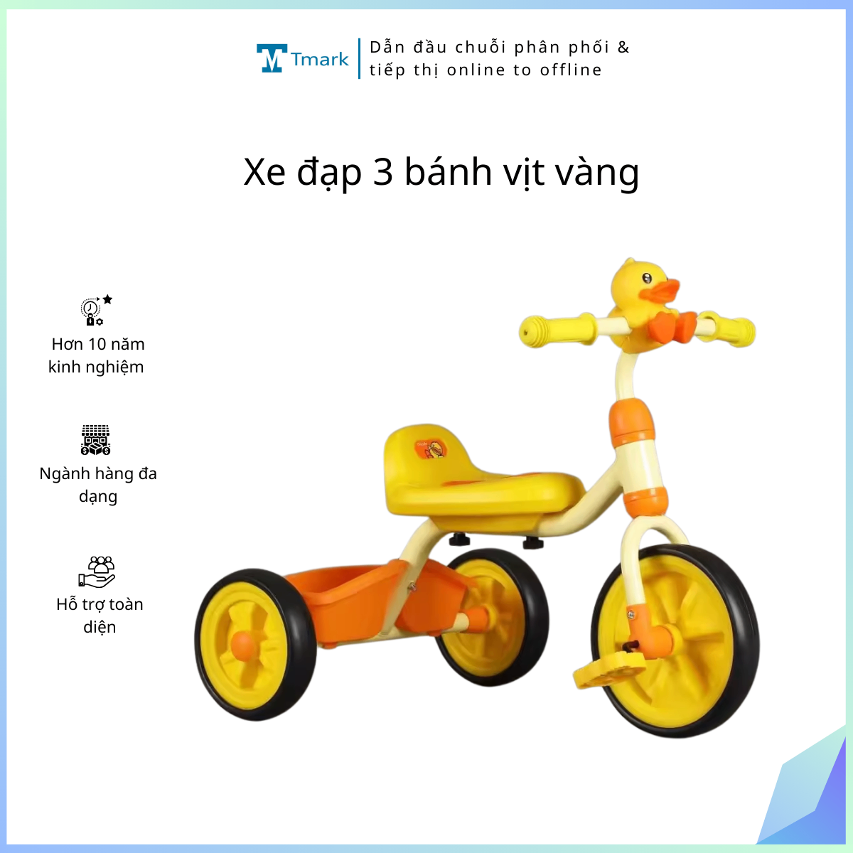 20260103_c4xFXaXJDP Xe đạp 3 bánh vịt vàng ( Kiện 10 chiếc) ( hàng nguyên kiện) - Ảnh 1