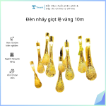 Đèn nháy giọt lệ vàng 10m (Kiện 200 cái)