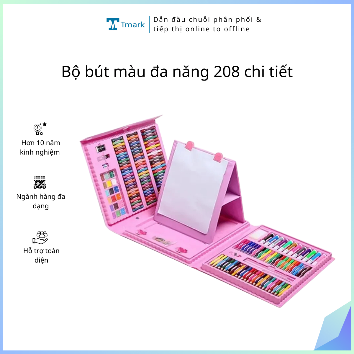 20260106_SVWOp9swOc Bộ bút màu đa năng 208 chi tiết ( kiện 16 bộ) - Ảnh 1