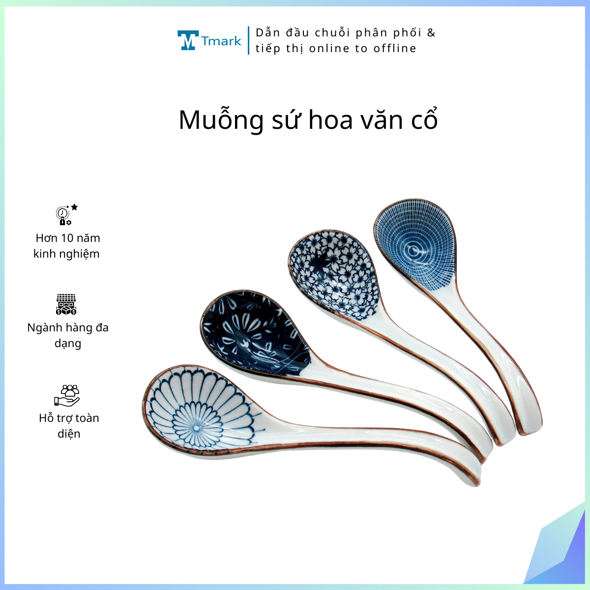 20260110_6vZ3NQdCqq Muỗng sứ hoa văn cổ (Kiện 232 cái)(Hàng nguyên kiện) - Ảnh 1