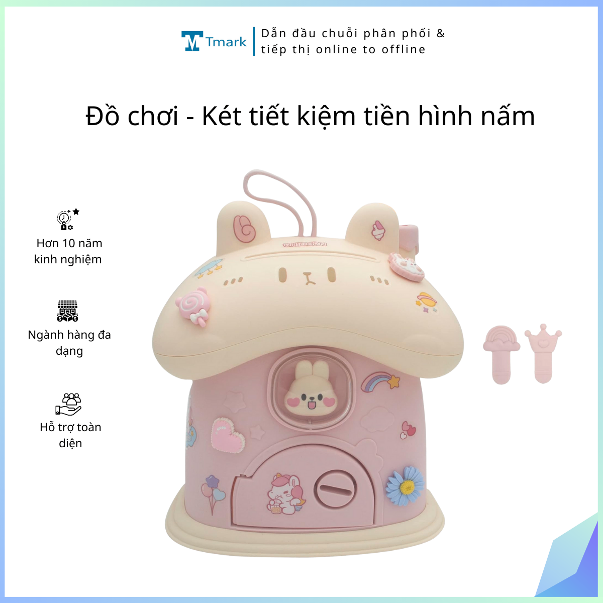 20260115_V2Po1FPdSK Đồ chơi - Két tiết kiệm tiền hình nấm ( Kiện 50 cái) - Ảnh 1