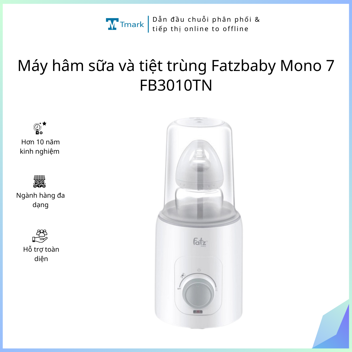 20260122_6r6oIlB6oQ Máy hâm sữa và tiệt trùng Fatzbaby Mono 7 FB3010TN - Ảnh 1
