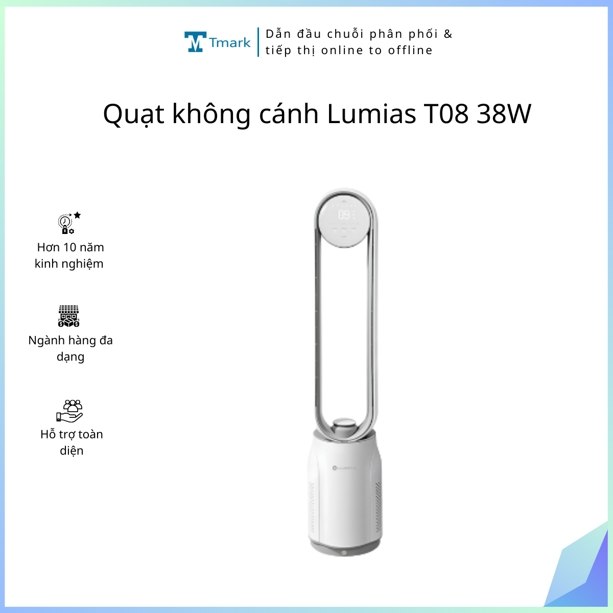 20260122_Gm8g5MPxwa Quạt không cánh Lumias T08 38W - Ảnh 1