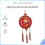 Liễng treo thần tài cầm câu đối lắc (Kiện 100 cái)