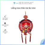 Liễng treo thần tài lắc tròn (Kiện 100 cái)