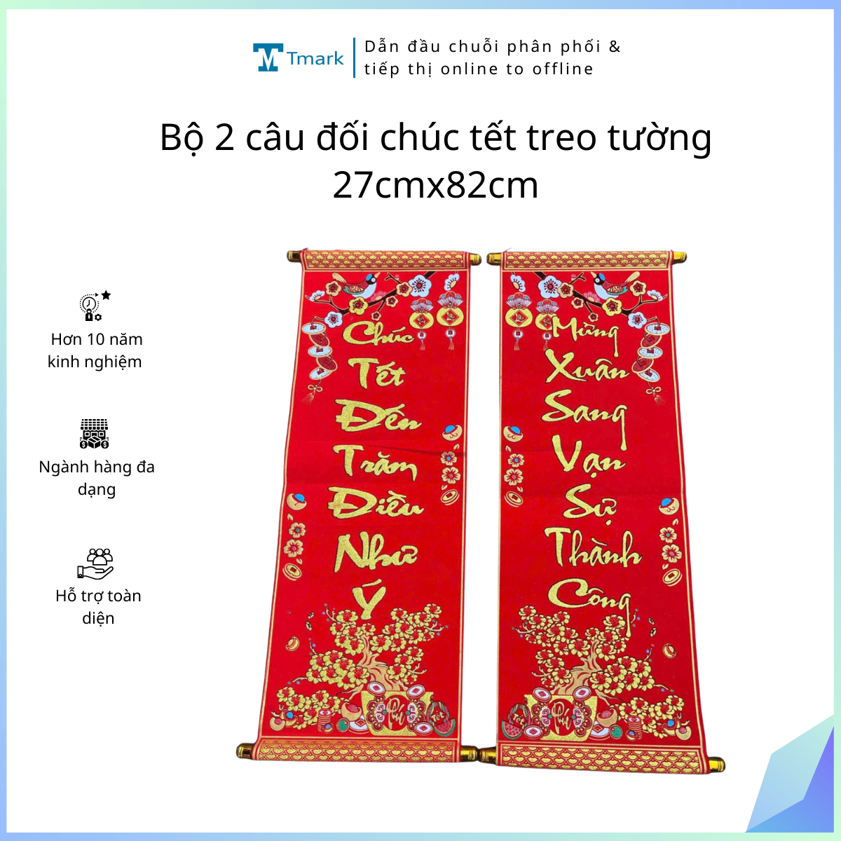 20260128_My2wDt2UEZ Bộ 2 câu đối chúc tết treo tường 27cmx73cm (Kiện 100 bộ) - Ảnh 1
