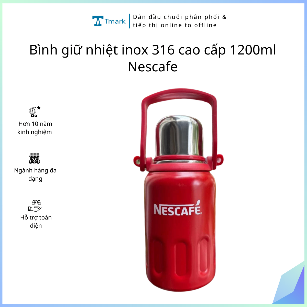 20260129_2eSKY6i5o8 Bình giữ nhiệt inox 316 cao cấp 1200ml Nescafe Tmark (Kiện 12 cái) - Ảnh 1
