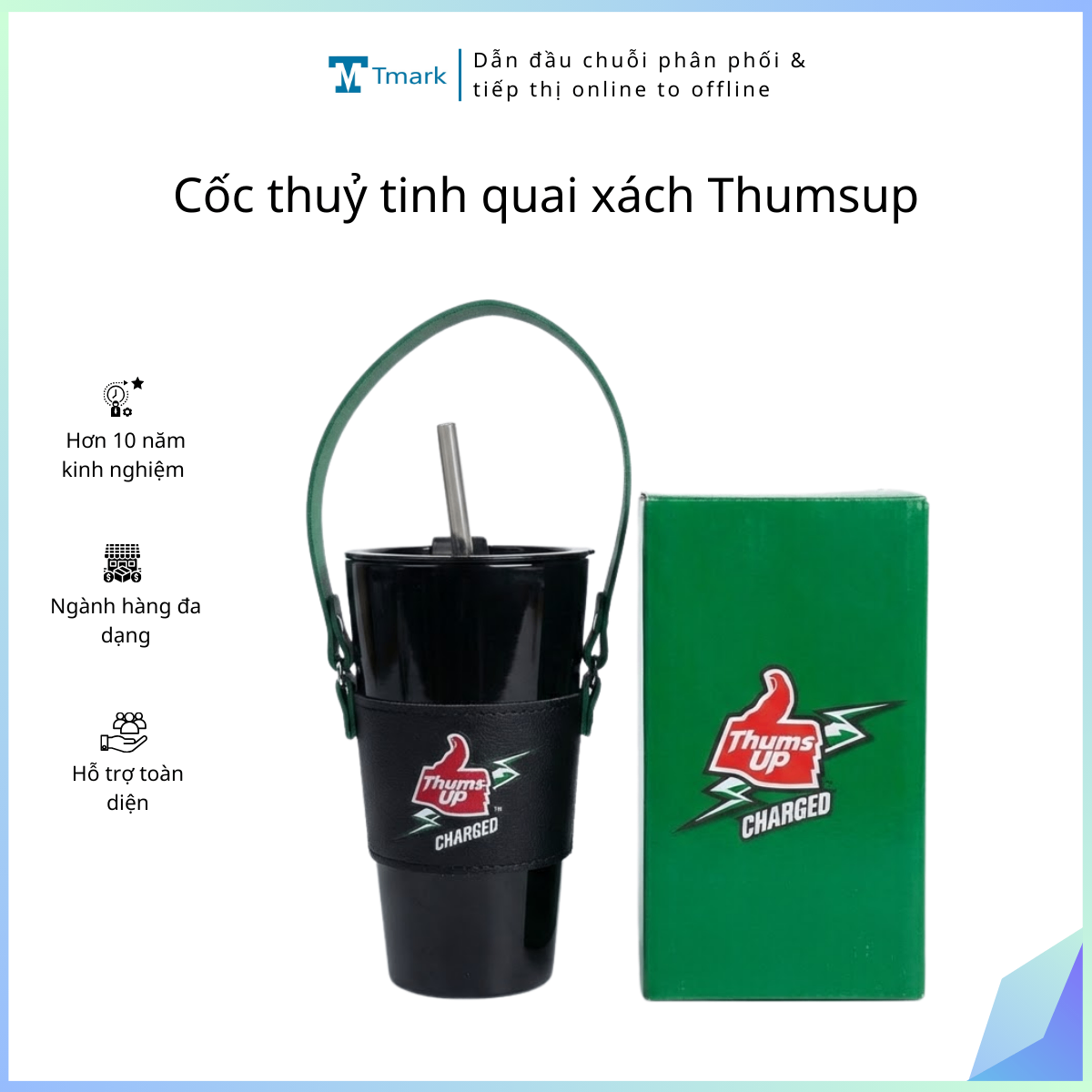20260129_GtUpB0AcWj Cốc thuỷ tinh quai xách Thumsup (Kiện 28 cái) (Hàng nguyên kiện) - Ảnh 1