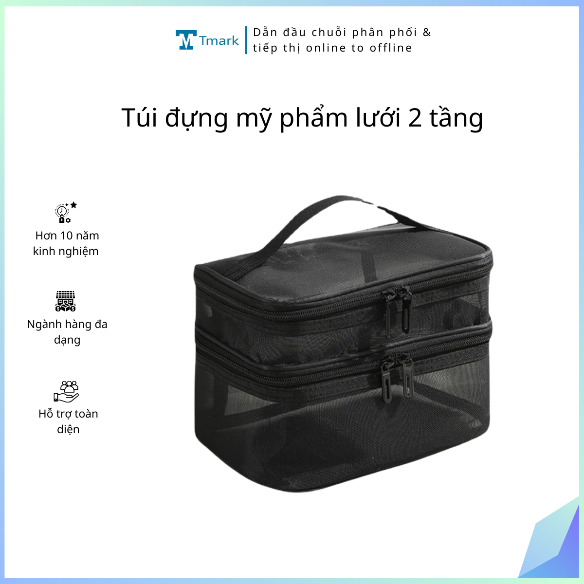 20260129_IvVMQUTNq6 Túi đựng mỹ phẩm lưới 2 tầng (Kiện 150 cái) - Ảnh 1
