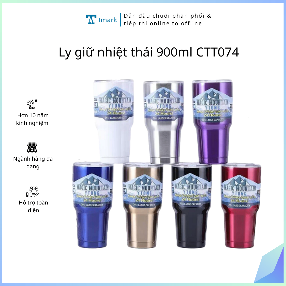 20260129_zN0vAb4zOQ Ly giữ nhiệt thái 900ml CTT074 Tmark (Kiện 50 cái) - Ảnh 1