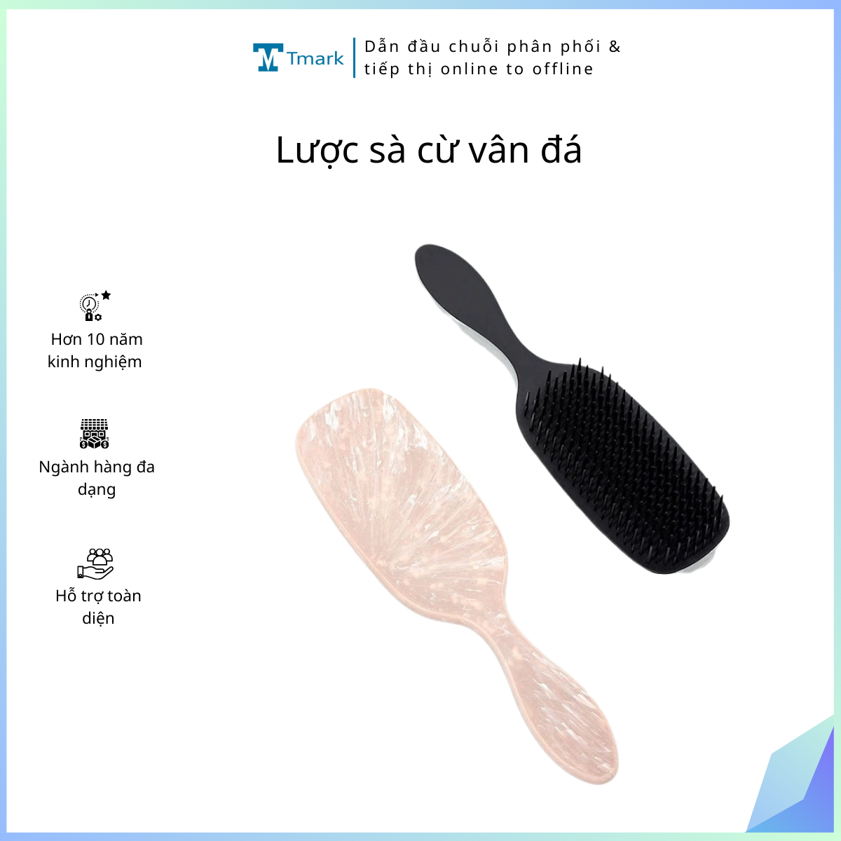 20260202_844pjw6Zo9 Lược sà cừ vân đá (lố 10 cái) - Ảnh 1