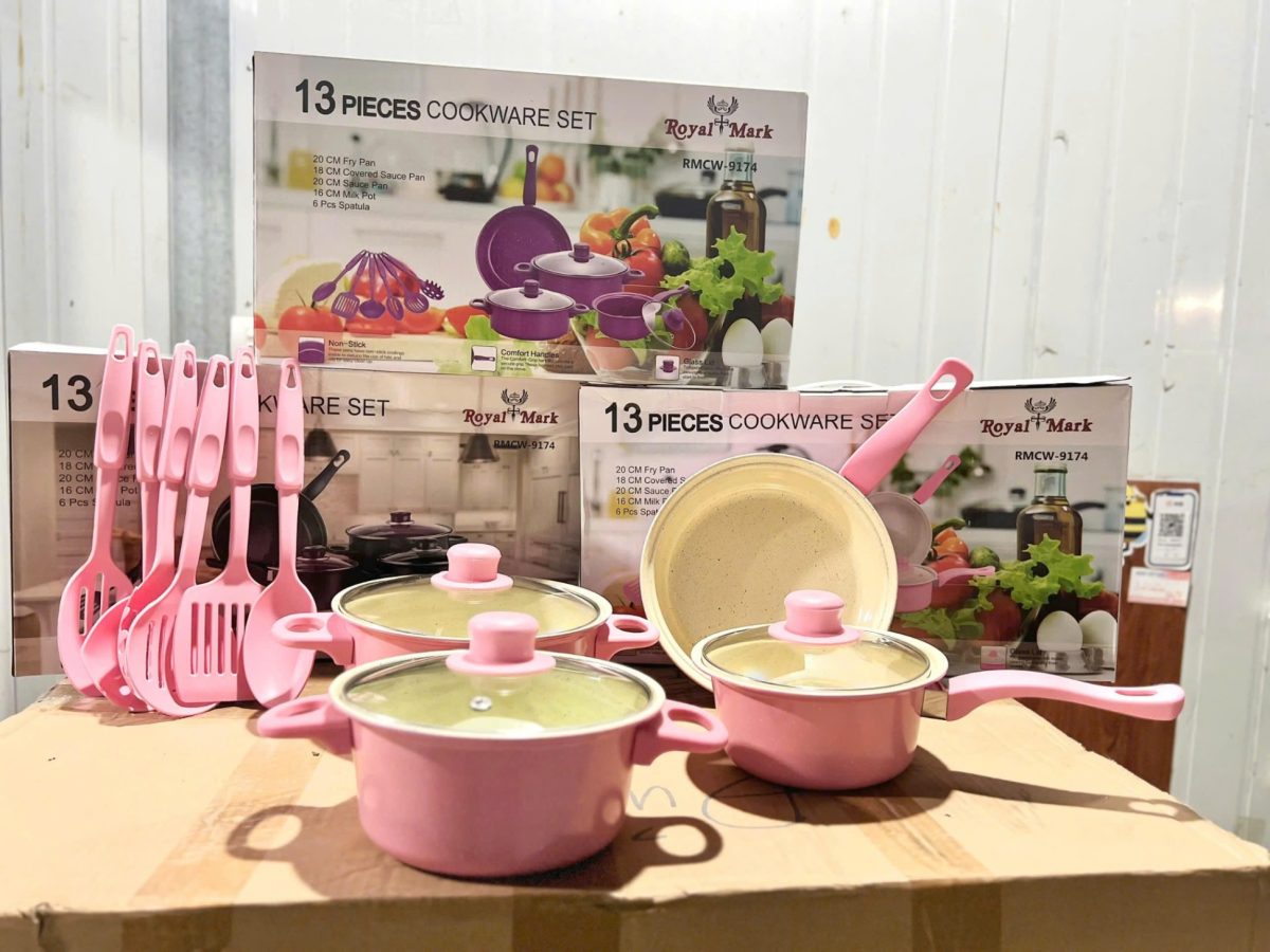 Bộ nồi màu 13 chi tiết (Kiện 12 bộ) - Ảnh 2