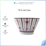 Tô 5 nón hoa ( kiện 80 cái) ( hàng nguyên kiện)
