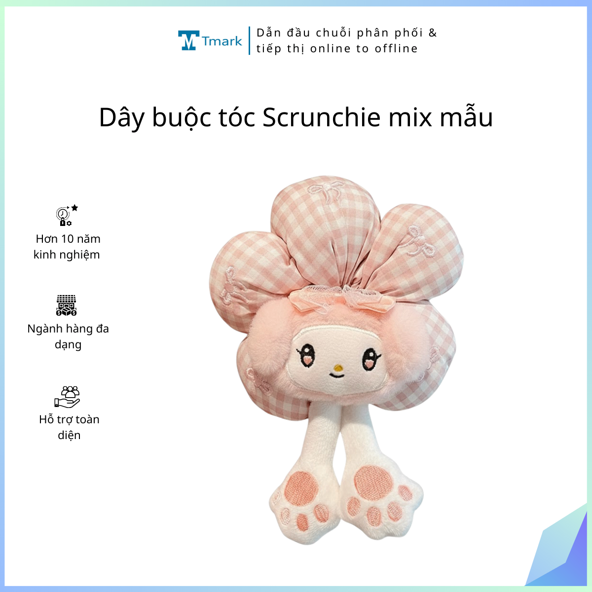 20260204_gTDE3DOl8e Dây buộc tóc Scrunchie mix mẫu (Kiện 12 cái) - Ảnh 1