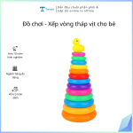 Đồ chơi - Xếp vòng tháp vịt cho bé (Kiện 120 cái)
