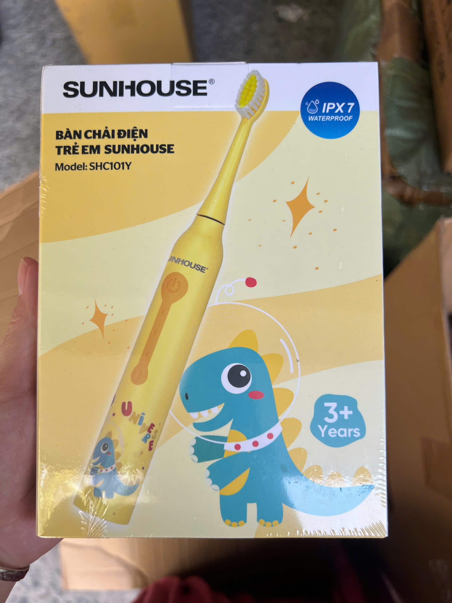 Bàn chải điện trẻ em Sunhouse SHC101Y - Ảnh 2