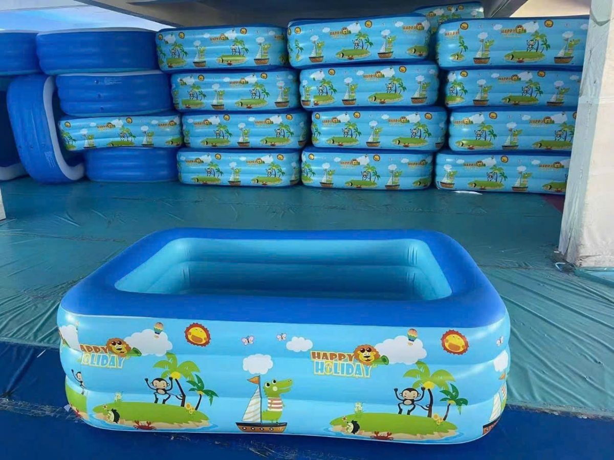 Bể bơi 1m2 2 tầng cho bé (Kiện 32 cái) - Ảnh 2